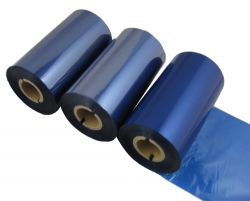 Blue resin printer ribbon for PVC PE PET label printing