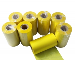 Resin material yellow thermal transfer ribbon