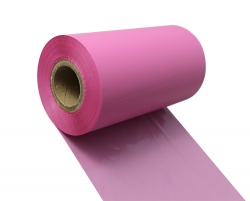 Pink wash resin thermal transfer ink ribbon